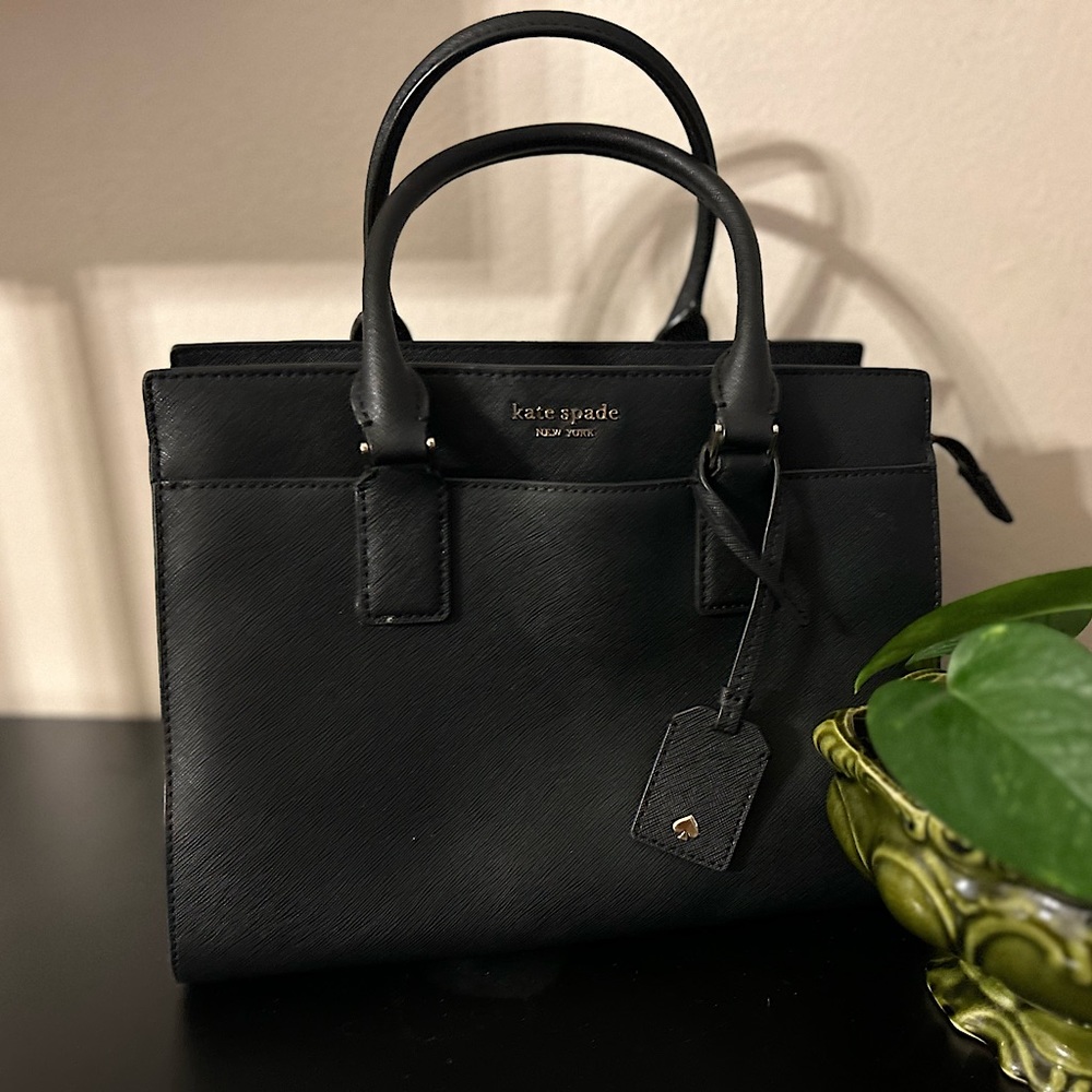 Kate Spade Cameron Medium Satchel in black